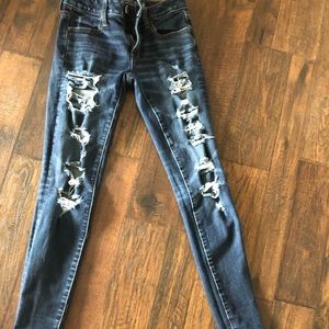 American eagle ripped jegging